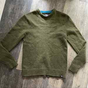 The North Face | Green Wool Sweater Mens Small